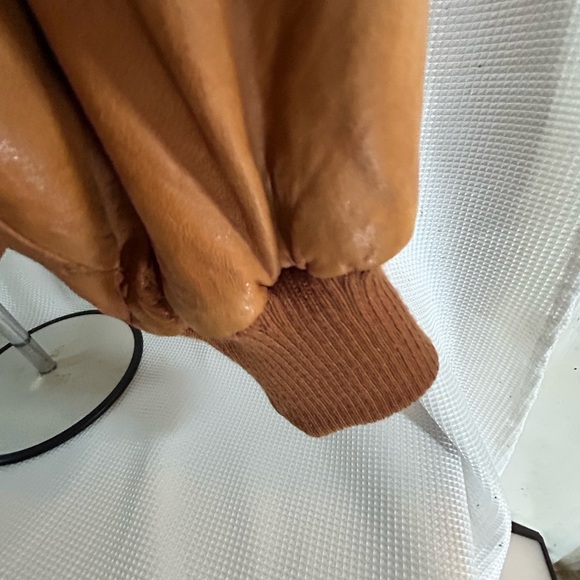 Grant men’s genuine, leather jacket, tan color - Picture 5 of 15